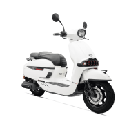 Blanco con asiento negro